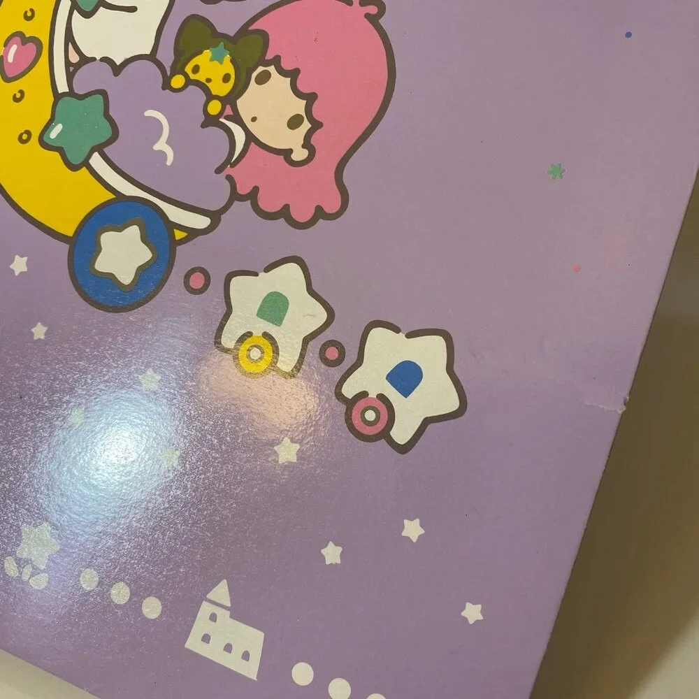 Vintage Sanrio 1990 Folder Little Twin Stars Pocket Portfolio